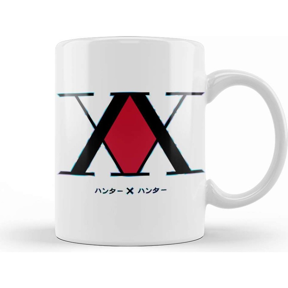 Anime Logo Hunterxhunter Killua Gon Hunter x Hunter x Kupa Bardak Porselen - 1 Adet - Beyaz - 330 ml Fincan / Bardak / Kahve Takımı Fiyatı