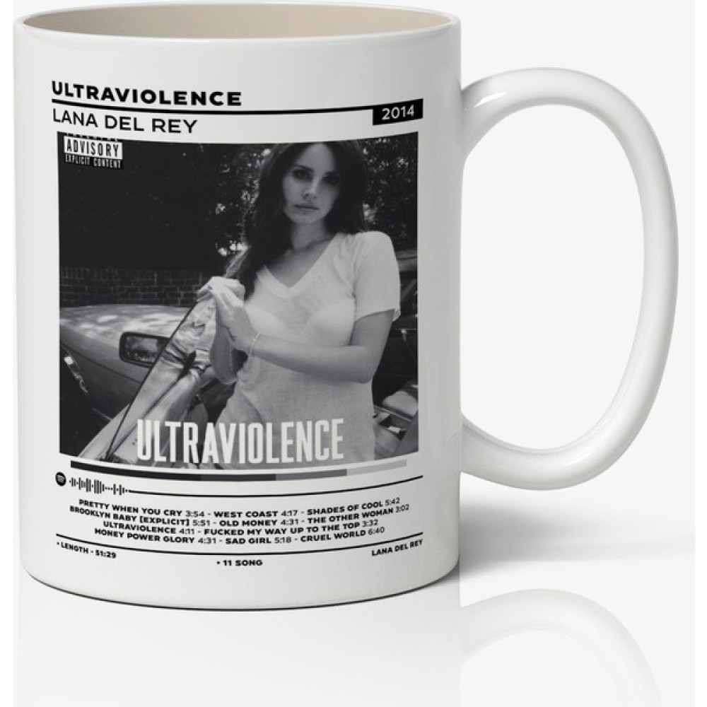 Anime Marketi Lana Del Rey Ultraviolence Albümü Spotify Barkodlu Baskılı Kişiye Özel Kupa Bardak - Sevgiliye Arkadaşa Hediye Fincan / Bardak / Kahve Takımı Fiyatı