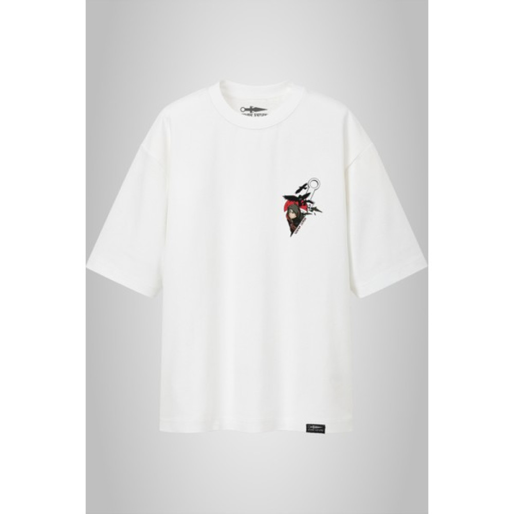 Anime Senpai Itachi Beyaz Oversize Unisex Tshirt (ITCOVR010) Erkek T-shirt Fiyatı