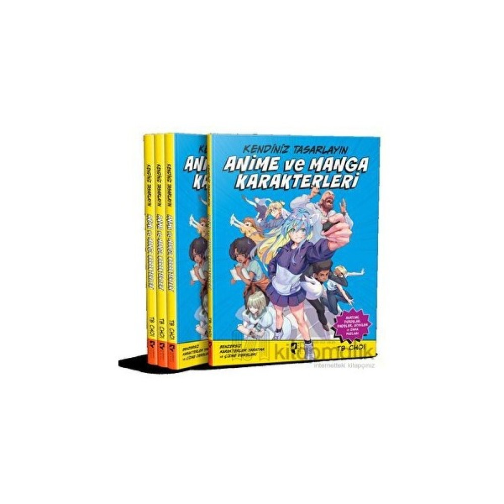 Anime ve Manga Karakterleri - Kendiniz Tasarlayın - Tb Choi Kültür Kitapları Fiyatı