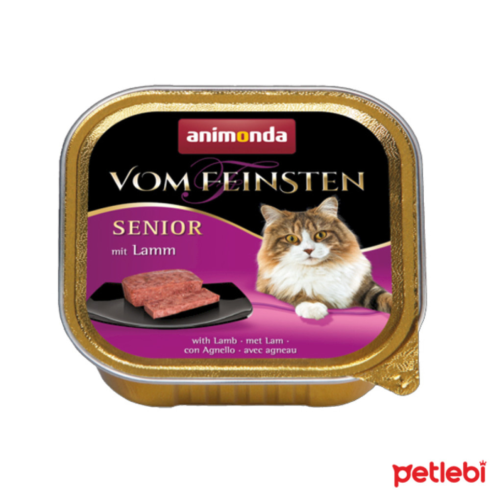Animonda Vom Feinsten Kuzu Etli Yaşlı Kedi Konservesi 100gr Evcil Hayvan Ürünleri Fiyatı