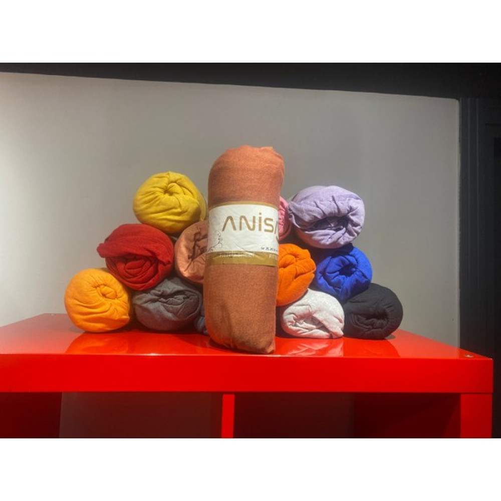 ANİSA Çift Kişilik Penye Lastikli Çarşaf 160x200 cm - Kiremit Çarşaf Fiyatı