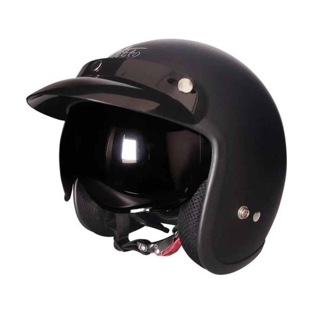 Anka Shop Chopper Cruiser Motosiklet Kaskı Yarım Açık Kask Abs Malzeme Ce Onaylı Güneş Vizörlü Motor Kask - L Motorsiklet Kaskları Fiyatı