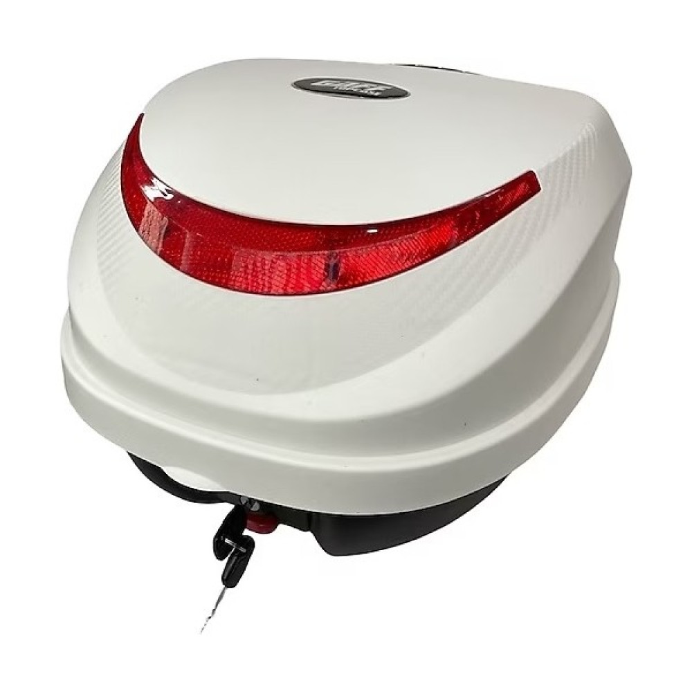 Anka Shop Motosiklet Kurye Arka Top Case Çanta Reflektörlü Kilitli Motor Çantası Bagaj Hacim 32 Litre Kapasite Beyaz Renk Motorsiklet Çantaları Fiyatı