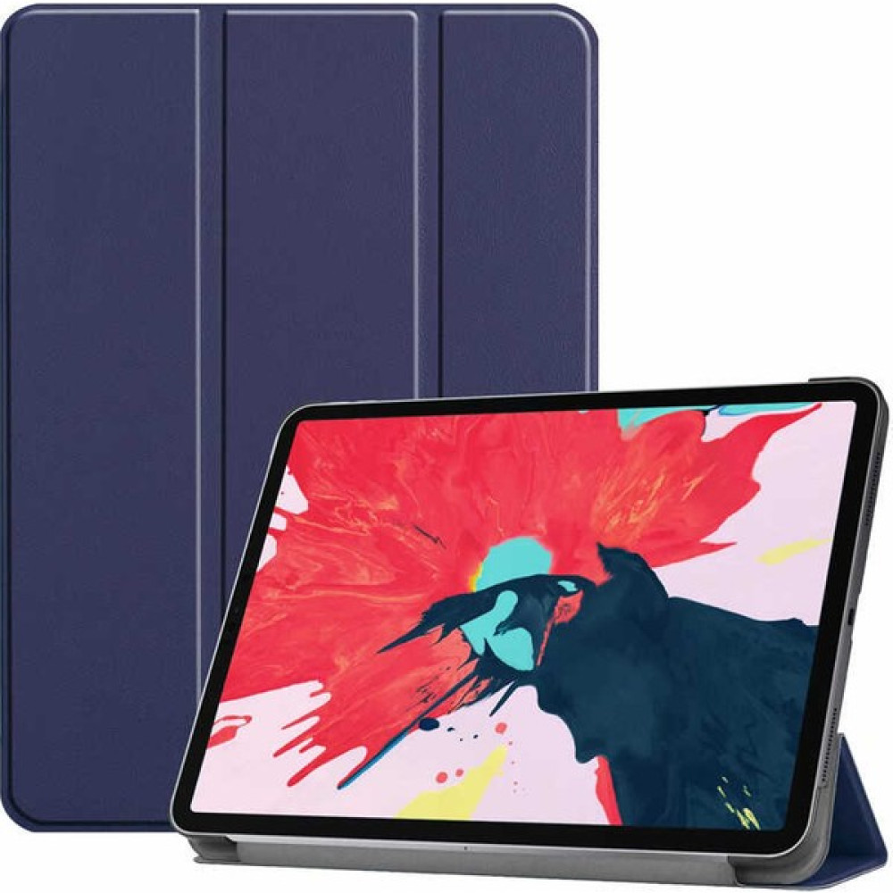 Ankacep Samsung Galaxy Tab S7 Fe Lte T730 Kılıf Standlı Ultra Ince Kılıf Anka-Smart - Lacivert Tablet Kılıfı Fiyatı