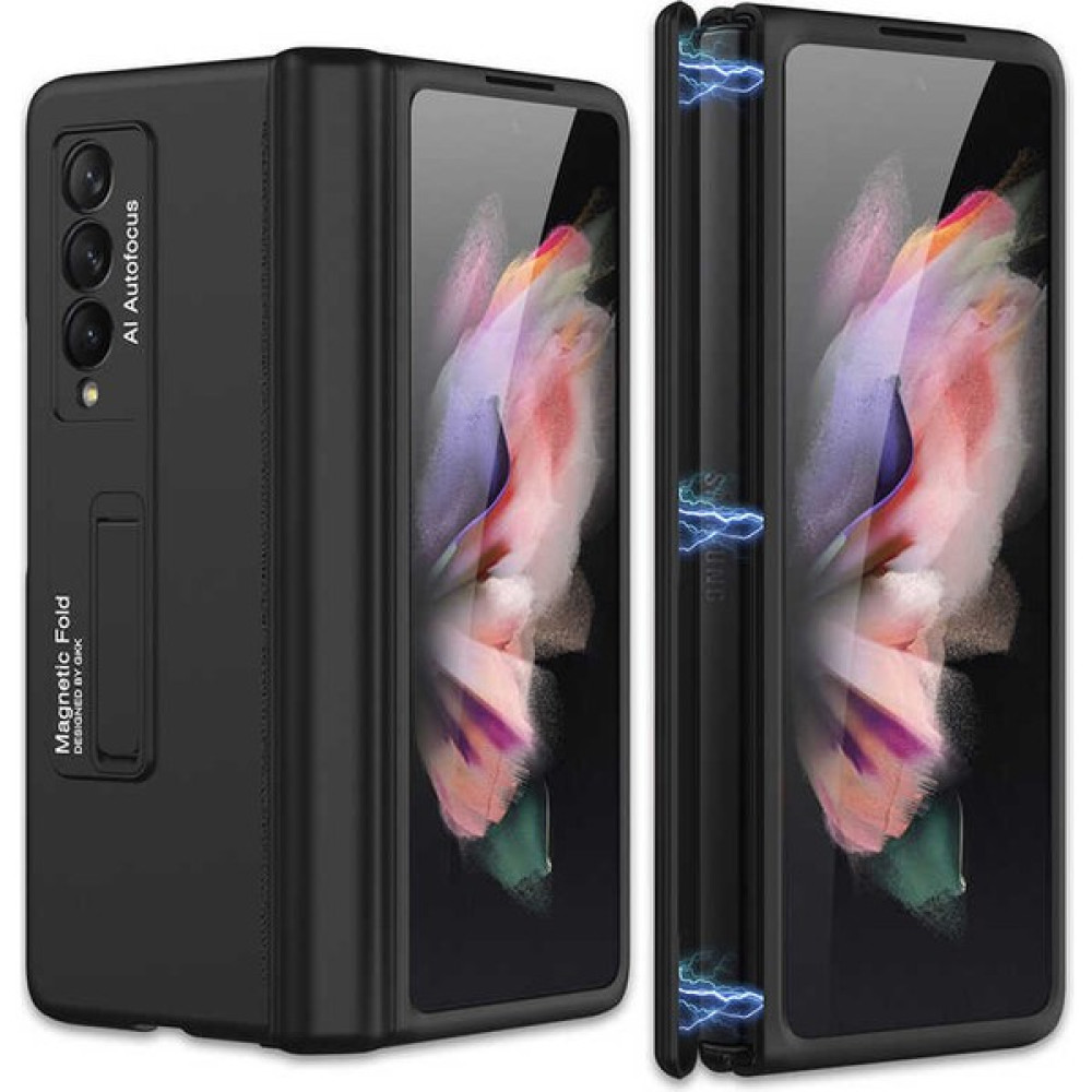 Ankacep Samsung Galaxy Z Fold 3 Kılıf M-Magnet Kılıf - Siyah Cep Telefonu Kılıfı Fiyatı