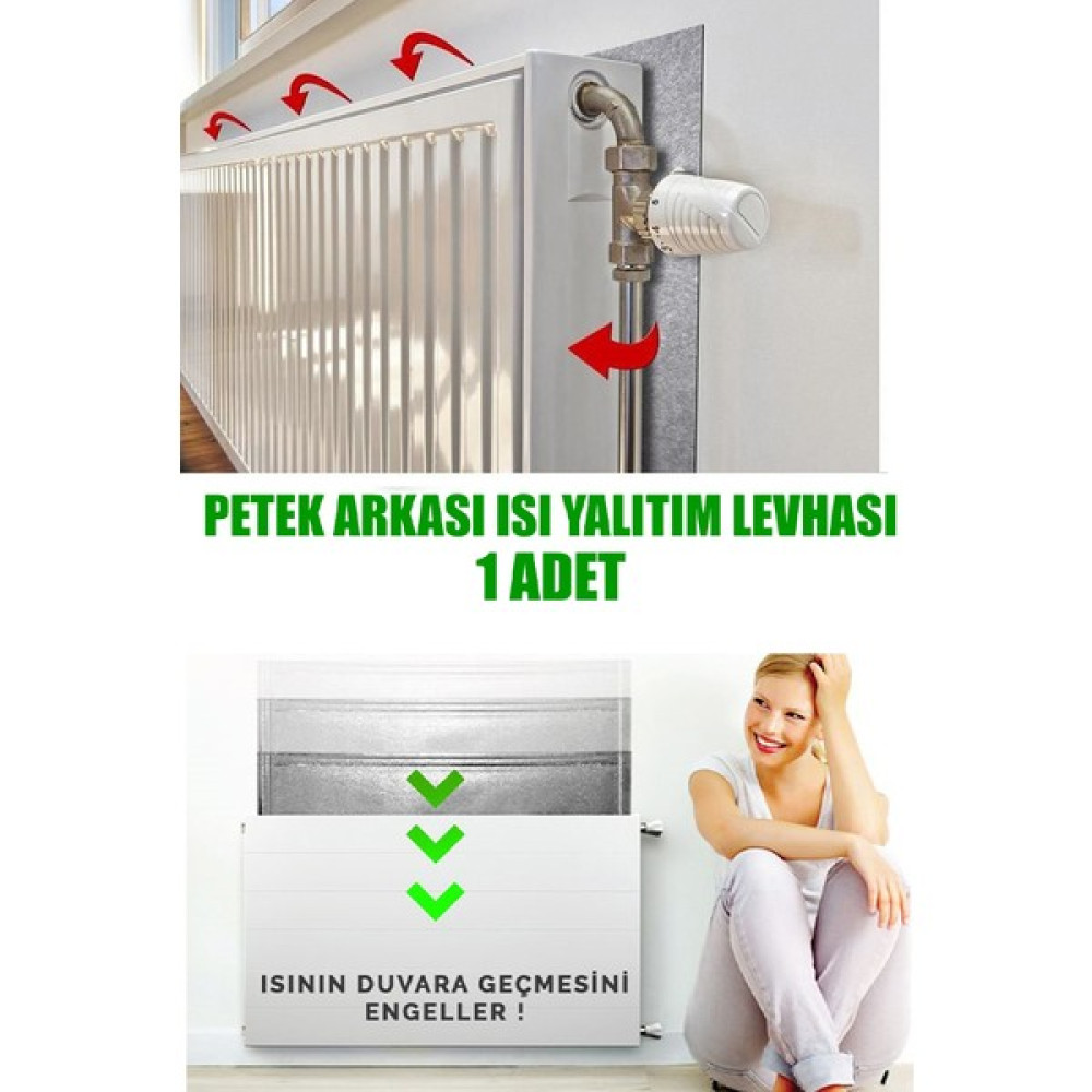 Ankaflex 1 Adet Kalorifer Peteği Arkası Isı Yalıtım ve Izolasyon Levhası Radyatör Arkalığı Yalıtım Malzemesi Dış Cephe Yalıtım Malzemeleri Fiyatı