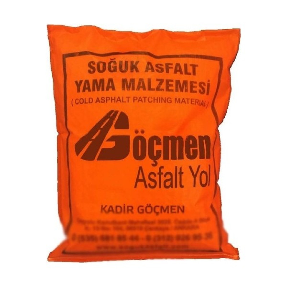 Ankara Asfalt Yol Soğuk Asfalt Yama Malzemesi Hazır Asfalt 35 kg Dış Cephe Yalıtım Malzemeleri Fiyatı
