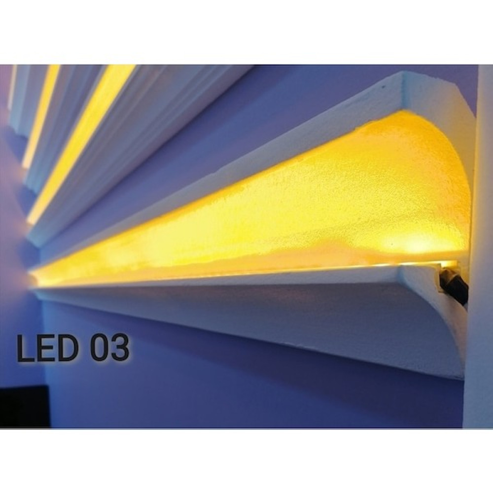 Ankara Kartonpiyer Led'li Kartonpiyer Led-03 (1 Metre) Dış Cephe Yalıtım Malzemeleri Fiyatı