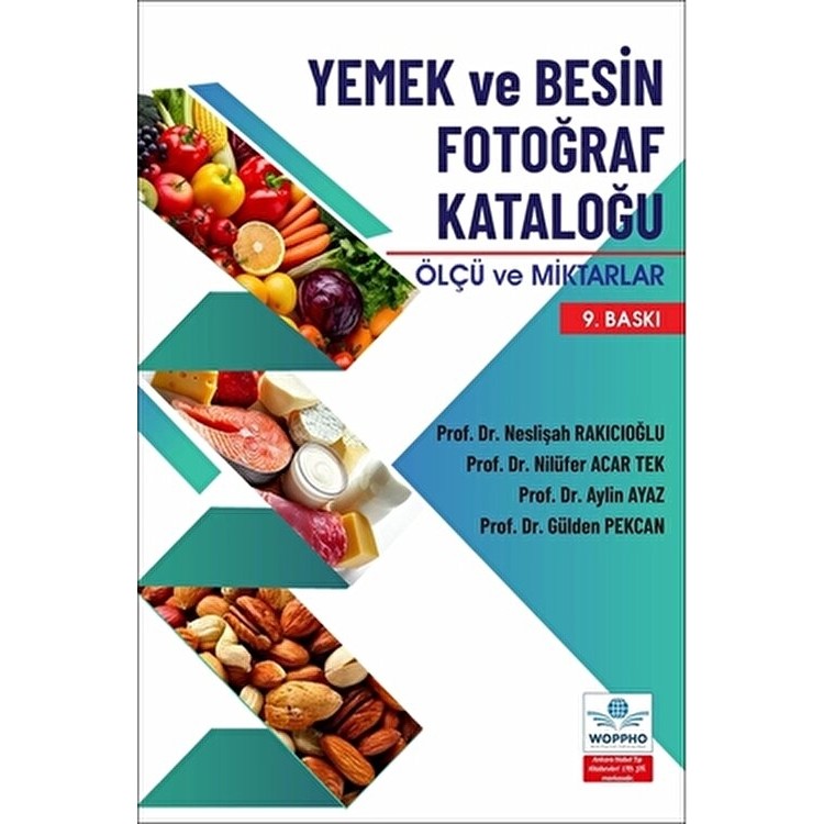 Ankara Nobel Tıp Kitabevi Yemek ve Besin Fotoğraf Kataloğu Ölçü ve Miktarlar Sağlık Beslenme Kitapları Fiyatı