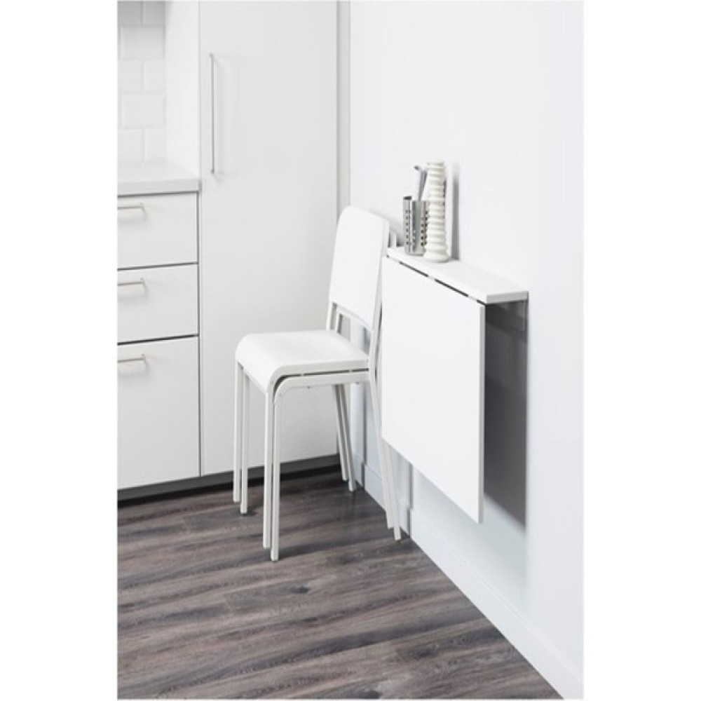 Ankara Orman Ürünleri 1. Sınıf Mdf Açılır Kapanır Duvara Monte Raf Masa -Mutfak Masası - Beyaz - 72 x 45 cm Yemek & Mutfak Masası Fiyatı