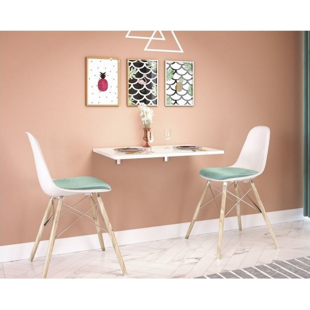 Ankara Orman Ürünleri Mdf Duvara Monte Mutfak Masası - Beyaz - 60 x 45 cm Yemek & Mutfak Masası Fiyatı