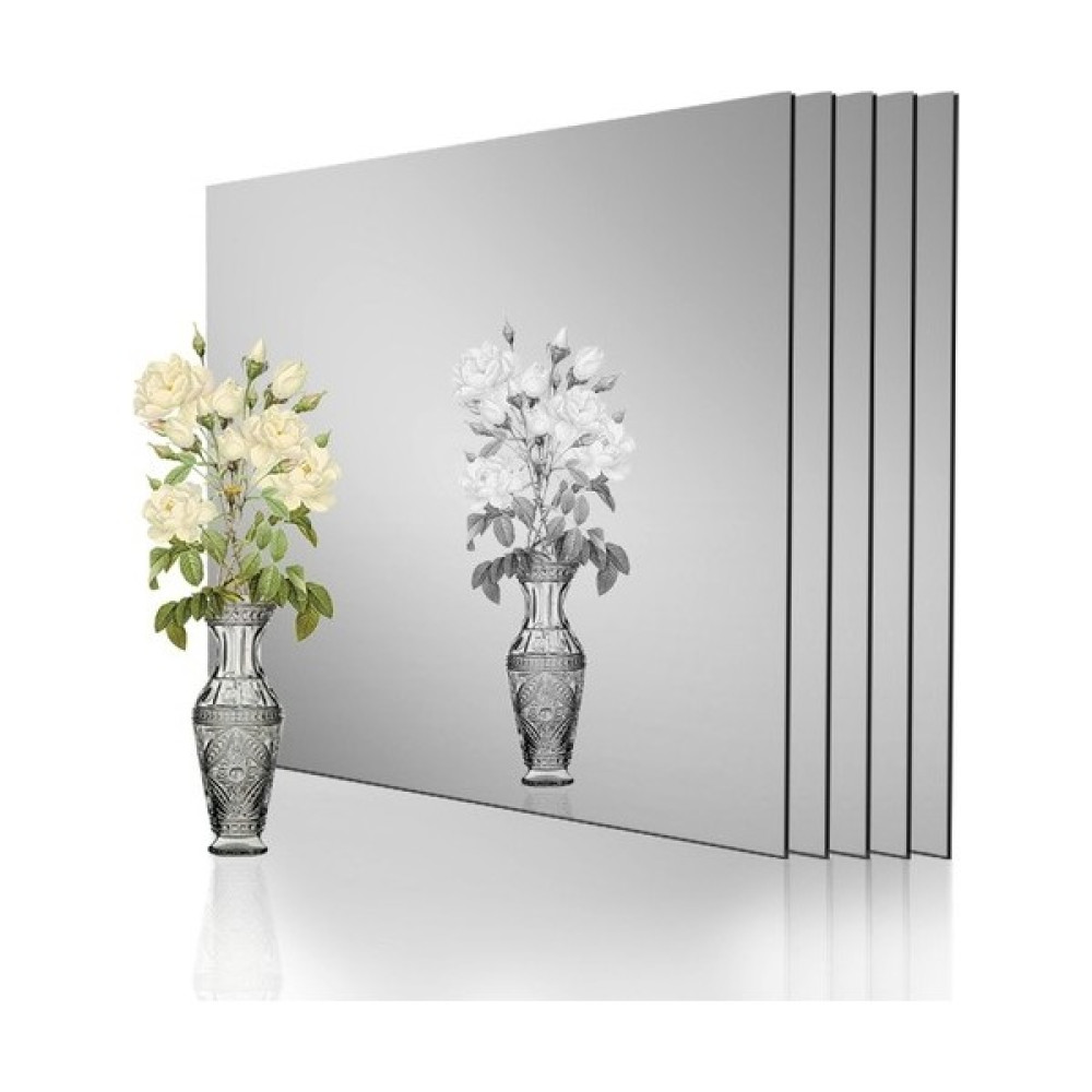 Ankara Pleksi Ayna Dekoratif Pleksi Ayna 1 mm Yapışkanlı 15X20 cm Gümüş Renk - 3 Adet Ayna Fiyatı