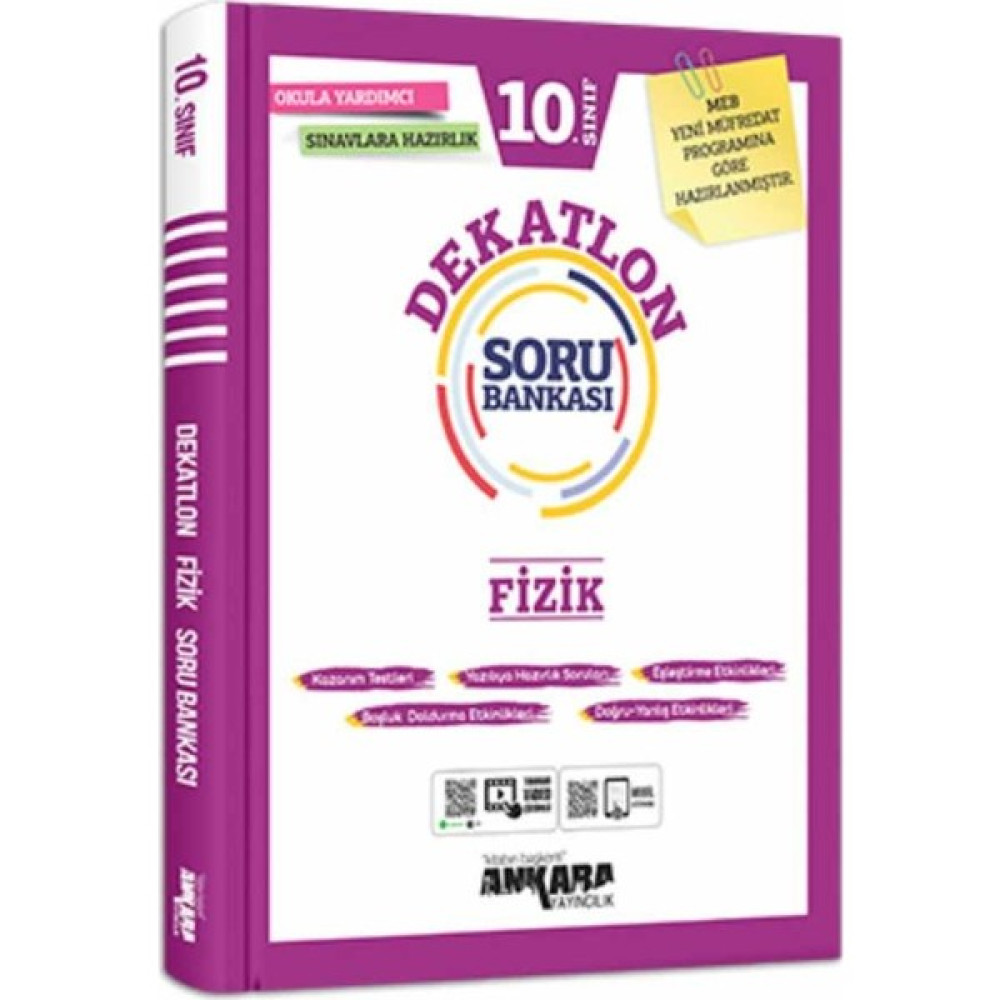Ankara Yayıncılık 10.sınıf Dekatlon Fizik Soru Bankas Fizik Fiyatı