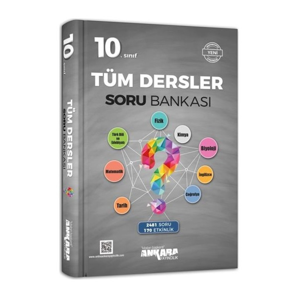 Ankara Yayıncılık 10.Sınıf Tüm Dersler Soru Bankası Tüm Dersler Fiyatı