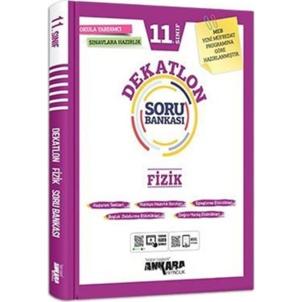 Ankara Yayıncılık 11.sınıf Dekatlon Fizik Soru Bankası Fizik Fiyatı