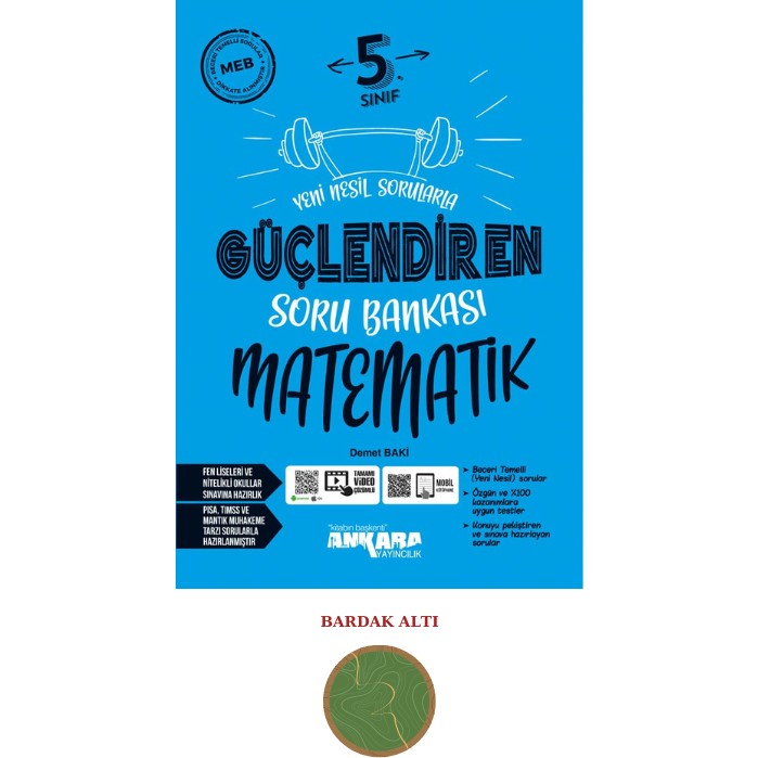 Ankara Yayıncılık 5. Sınıf Matematik Güçlendiren Soru Bankası Yeni Nesil Sorularla Sınav Hazırlığı Matematik Fiyatı