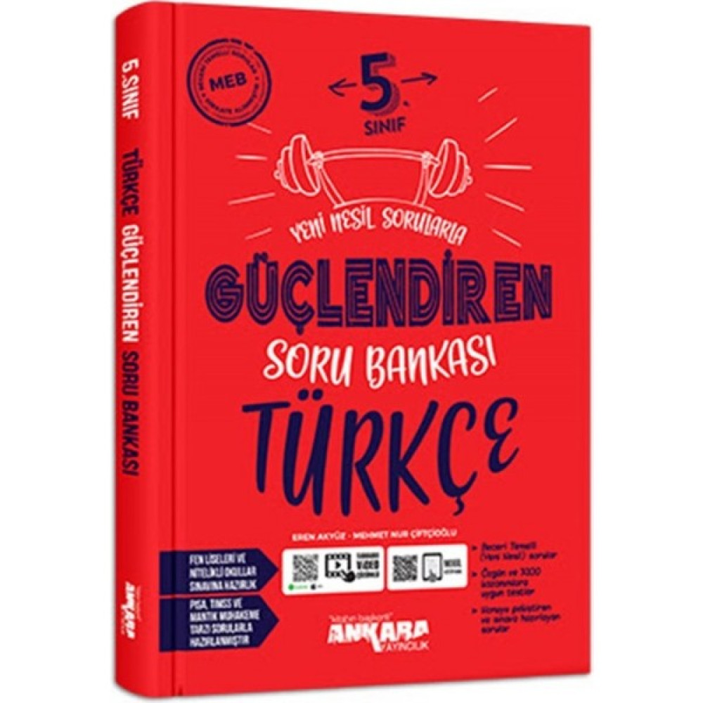 Ankara Yayıncılık 5.sınıf Güçlendiren Türkçe -Matematik-Fen Bilimleri Soru Bankası Tüm Dersler Fiyatı
