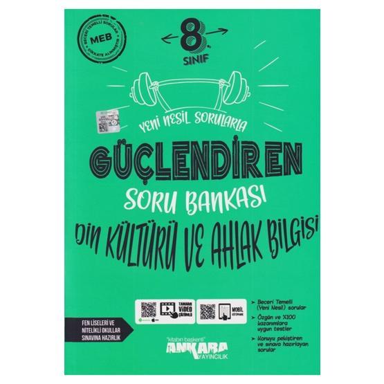 Ankara Yayıncılık 8. Sınıf Din Kültürü Ve Ahlak Bilgisi Güçlendiren Soru Bankası Din Kültürü ve Ahlak Bilgisi Fiyatı