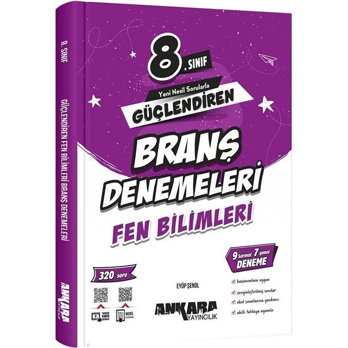 Ankara Yayıncılık 8. Sınıf Fen Bilimleri Güçlendiren Branş Denemeleri Sınav Bilgisi ile Kaynak Kitapları Fiyatı