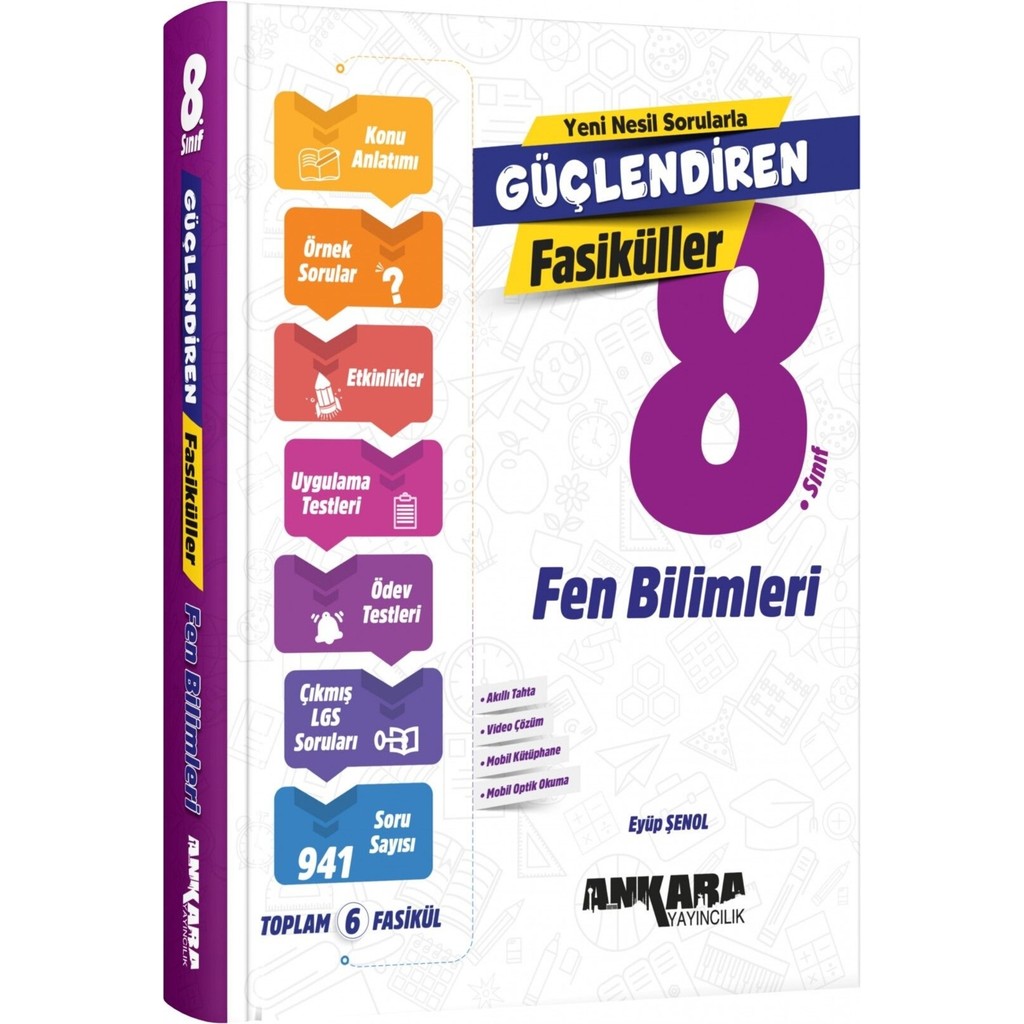 Ankara Yayıncılık ANKARA YAYINCILIK 8. Sınıf Fen Bilimleri Güçlendiren Fasikül LGS Sınavına Hazırlık Kitabı - YOK Fen - Bilişim ve Teknoloji Fiyatı