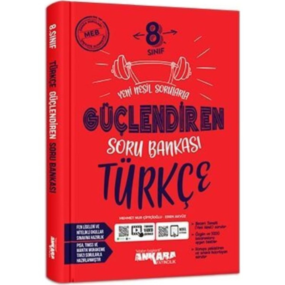 Ankara Yayıncılık Yayıncılık 8.sınıf Güçlendiren Türkçe Soru Bankası Türkçe Fiyatı