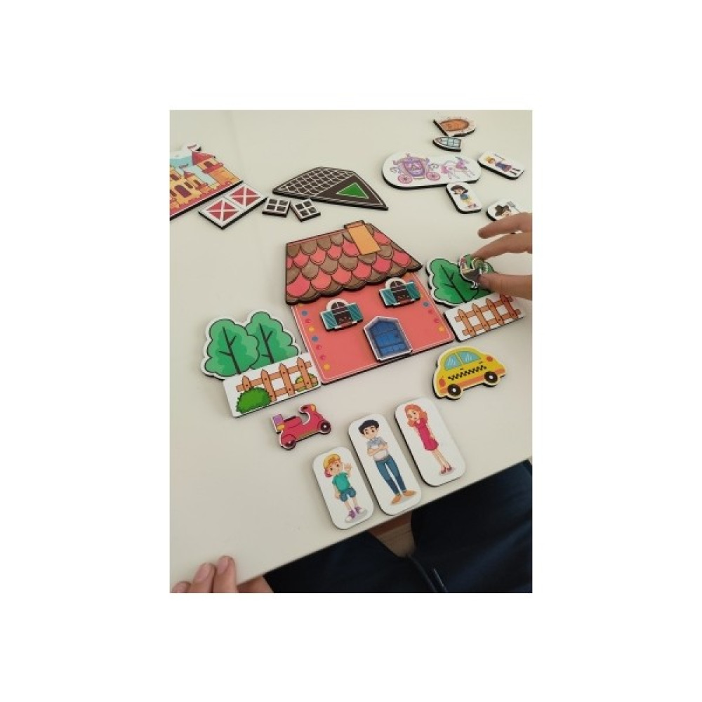 Ankebut 35 Parça Ahşap Hayal Dünyam Puzzle Bebek Oyuncakları Fiyatı