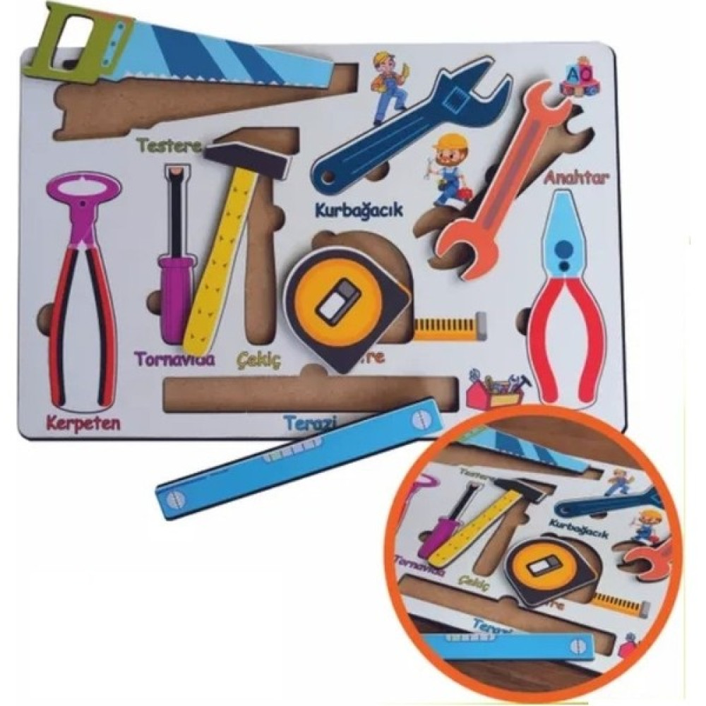 Ankebut Alet ve Edevatlar Puzzle Yapboz 29 * 19 cm Bebek Oyuncakları Fiyatı