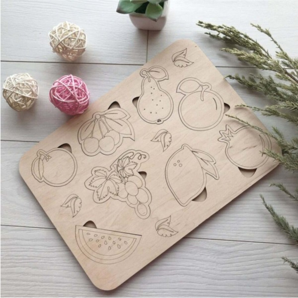 Ankebut Meyve Boyama Puzzle Bebek Oyuncakları Fiyatı