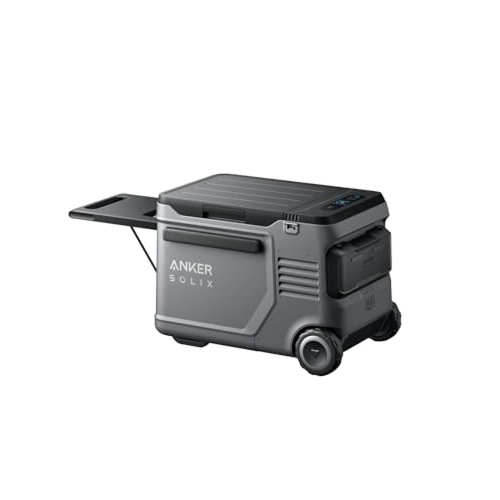 Anker SOLIX EverFrost 2 40L Cooler, 42 qt Car Refrigerator, Electric Cooler with 288Wh Battery, Powered by AC/DC or Solar, for Camping, Travel, and Fishing, -4℉ to 68℉ (Only 1 Battery Included)