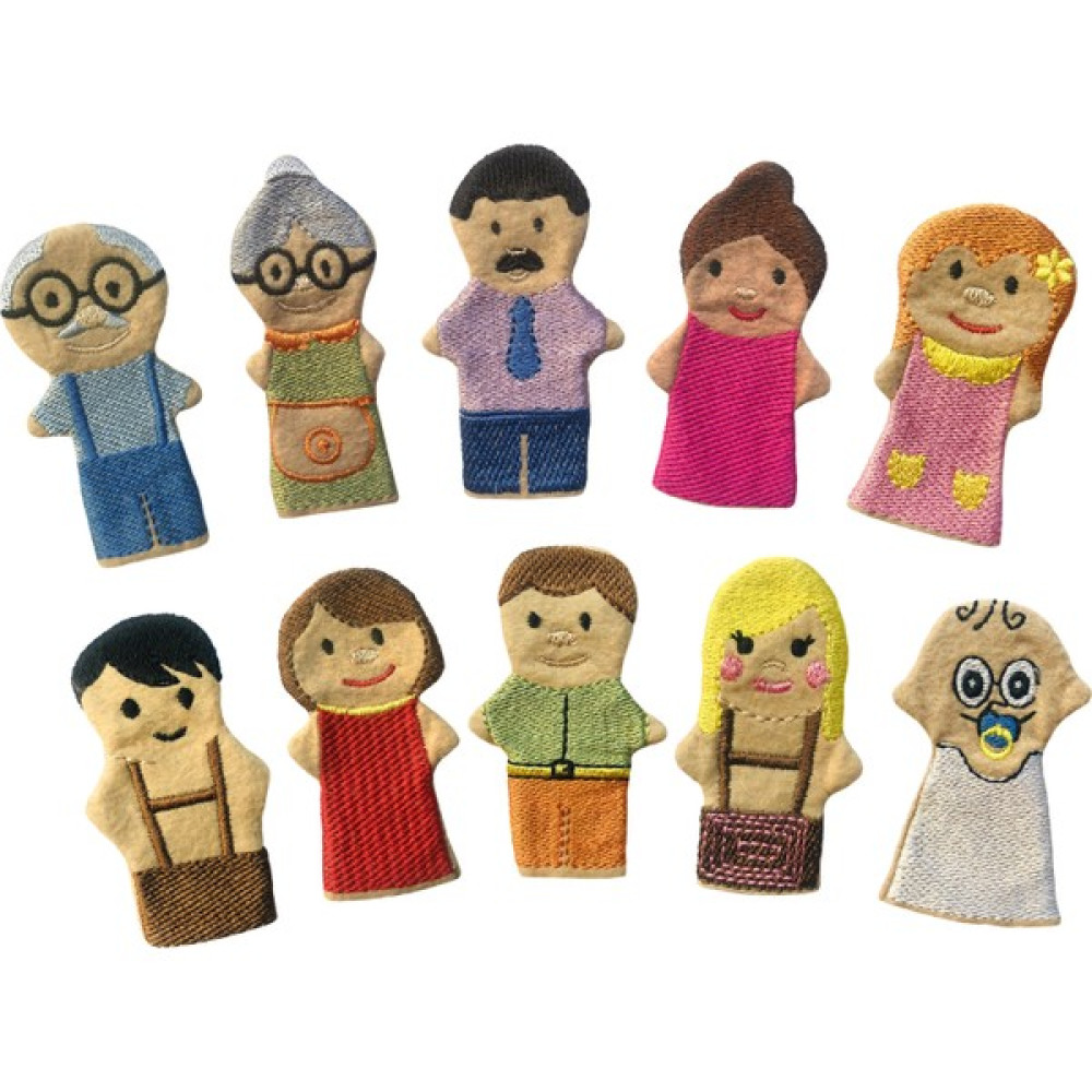 Anki Toys Parmak Kukla Seti İnsanlar 10'lu Bebek Oyuncakları Fiyatı