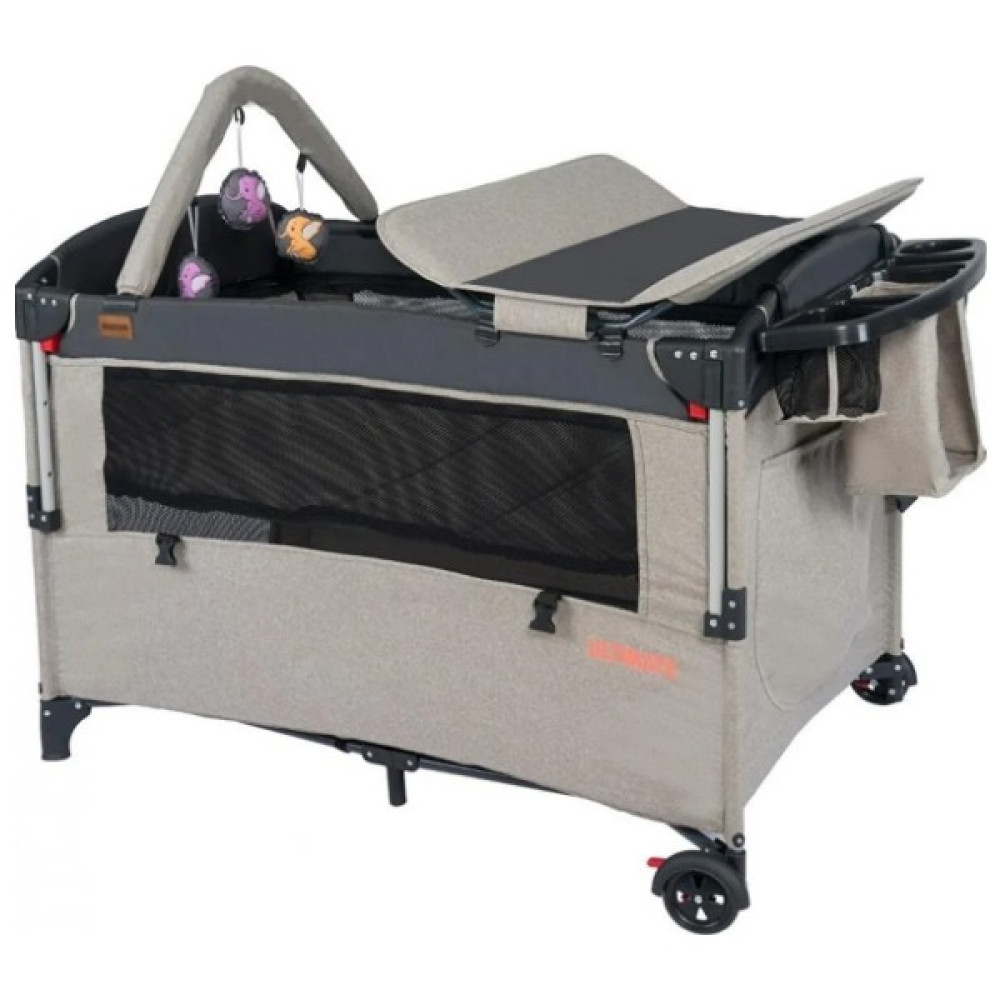 Anne Bebek Dünyası Maccon Park Yatak Anne Bebek Dünyası Maccon Mayult Ultimate Anne Yanı Sallanan Park Beşik 70X110 ST607 - Taş Rengi Park Yatak / Oyun Parkı Fiyatı