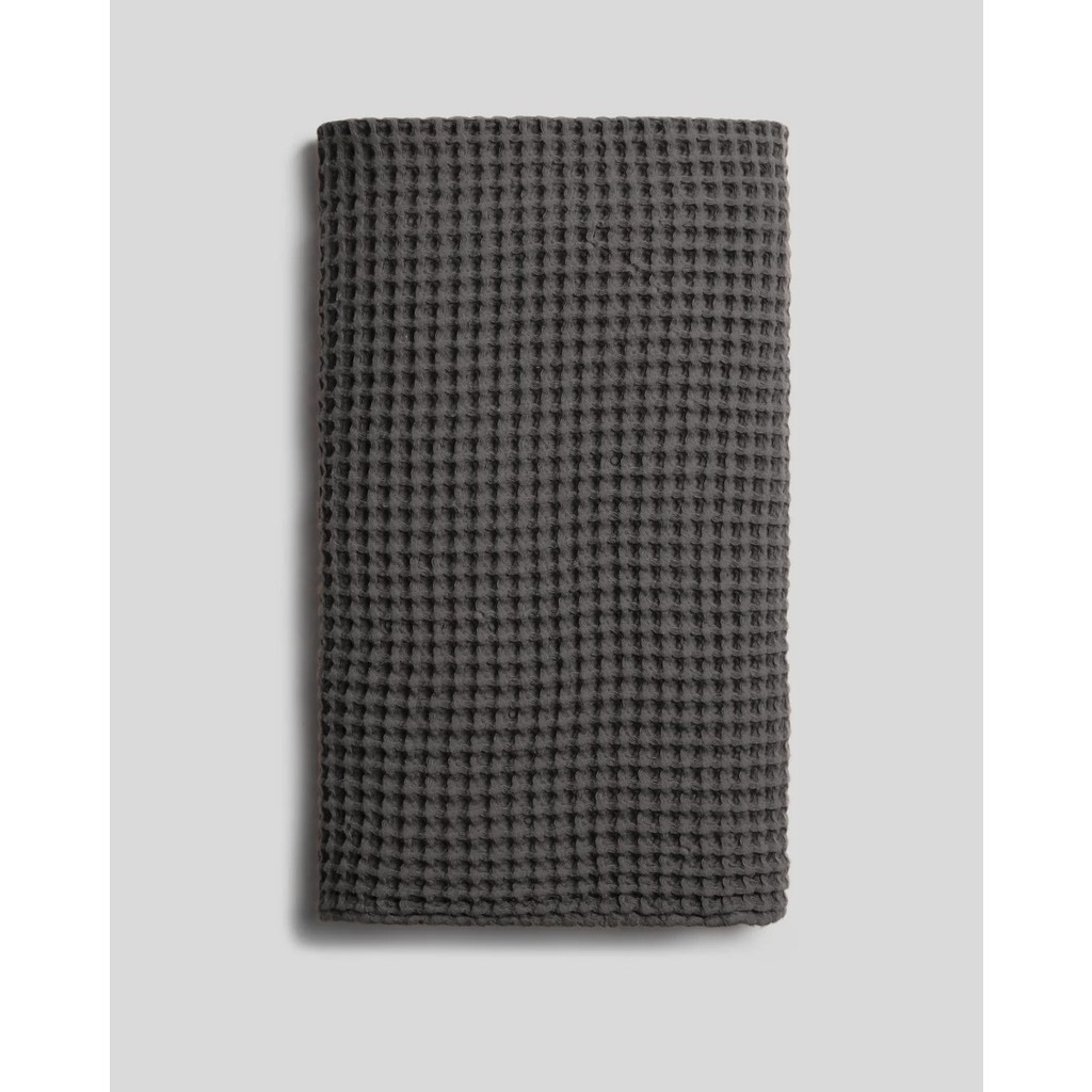 Anne Sesi Premium Waffle Banyo Havlusu %100 Pamuk, Ultra Yumuşak, Emici, Hızlı Kuruyan, Bohem, Minimalist - Arduvaz Gri - 80 x 160 cm El / Yüz Havlusu Fiyatı