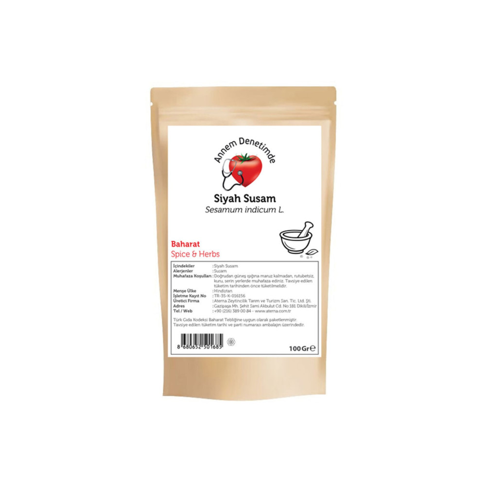 Annem Denetimde Siyah Susam 100gr Baharat Fiyatı