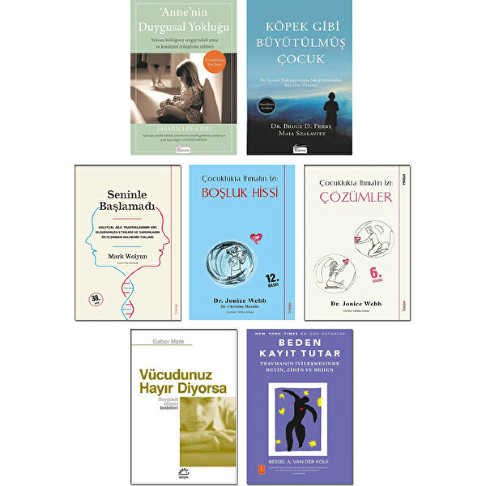 Anne’nin Duygusal Yokluğu + Köpek Gibi Büyütülmüş Çocuk + Seninle Başlamadı + Çocuklukta Ihmalin Izi Boşluk Hissi + Çözümler + Vücudunuz Hayır Diyo... Kişisel Gelişim ve Psikoloji Fiyatı