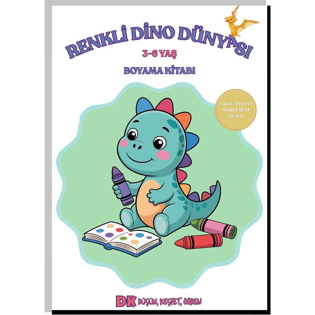 Anonim Yayıncılık Renkli Dino Dünyası 3-6 Yaş Büyük Resimli Boyama Kitabı - 3 - 6 Yaş - Çok Renkli Diğer Fiyatı