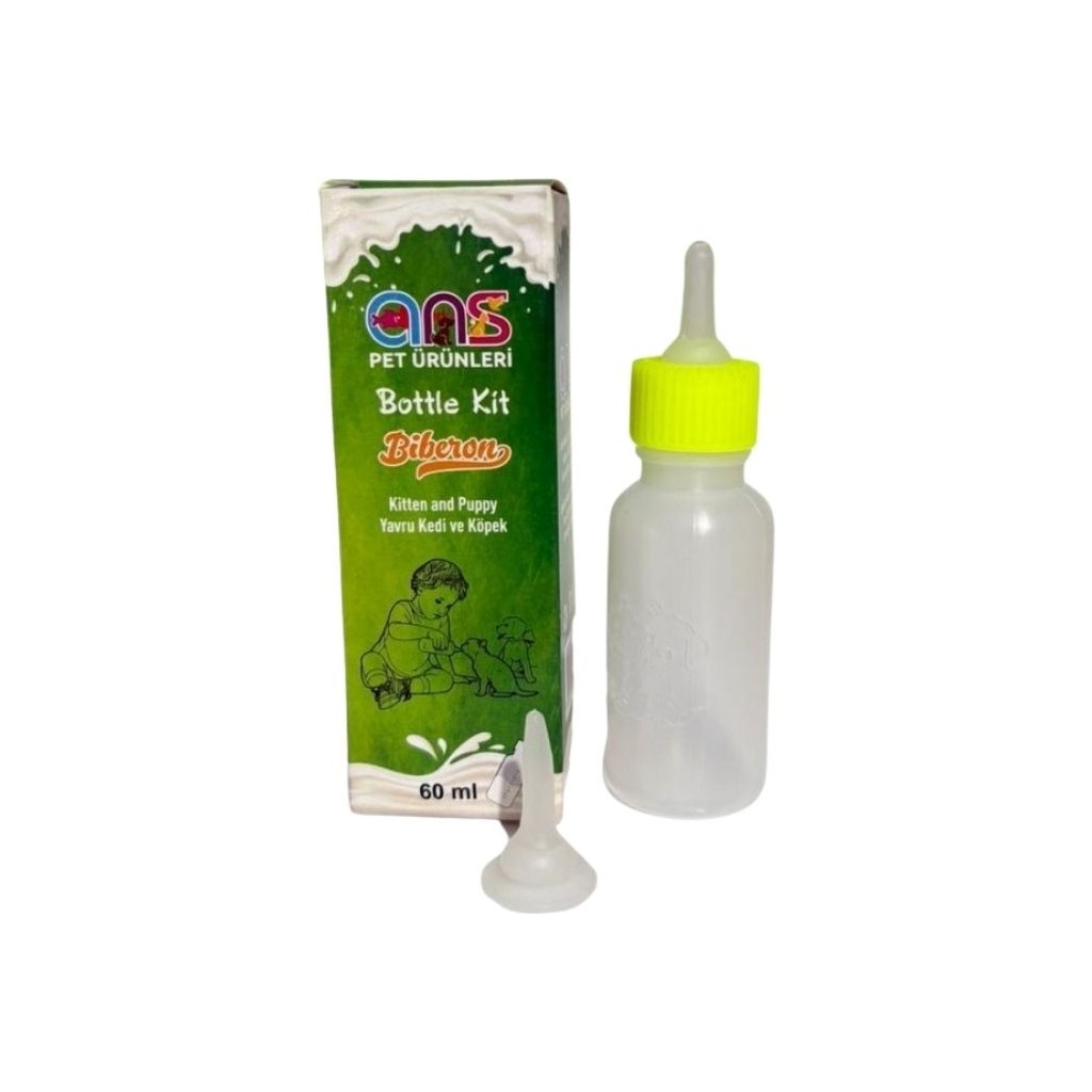 ANS Yavru Kedi ve Köpekler Için Biberon 60ML - Şeffaf Biberon Fiyatı