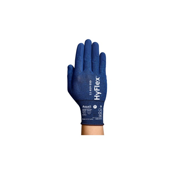 Ansell Hyflex 11-819 Esd Dokunmatik Ekran Konforlu Iş Eldiveni - Mavi - 9 Diğer Fiyatı