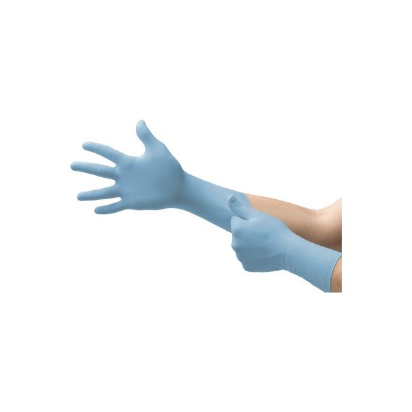 Ansell Touchntuff 92-665 Darbe ve Kimyasal Dirençli Tek Kullanımlık Nitril Eldiven - Mavi - XL Diğer Fiyatı