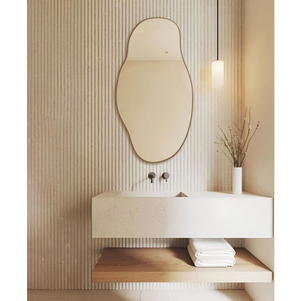 Ant Home Asimetrik Ayna 50X30 Konsol, Dresuar, Tuvalet Aynası Ayna Ayna Fiyatı
