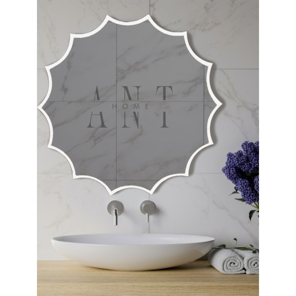 Ant Home Güneş Asimetrik Ayna, Duvar Aynası, Konsol Aynası, Holl Aynası - Beyaz Ayna Fiyatı