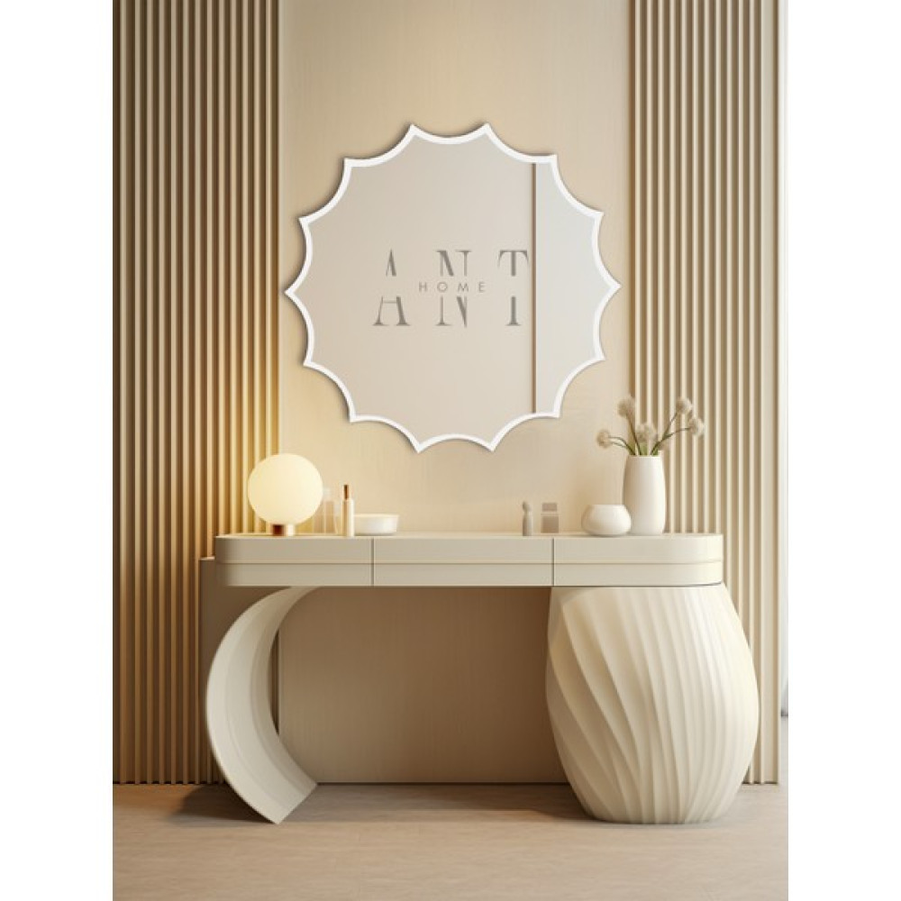 Ant Home Güneş Asimetrik Ayna, Duvar Aynası, Konsol Aynası, Holl Aynası - Bronz Ayna Fiyatı