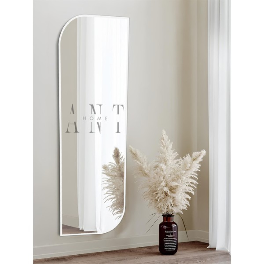 Ant Home Nice Boy Aynası 120X40 Konsol Aynası, Dresuar Aynası, Asimetrik Ayna - Beyaz Ayna Fiyatı