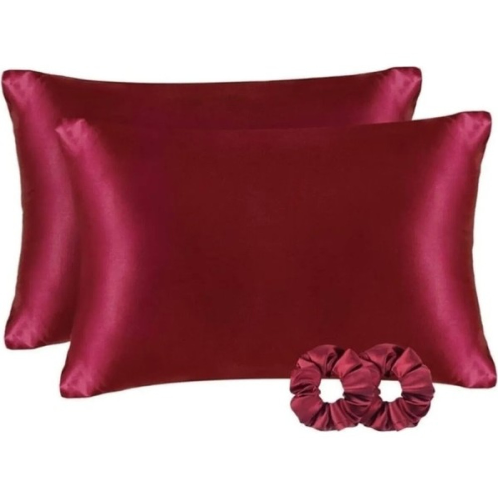 Ant Home Teks Ipek Saten Dokulu 50 x 70 cm Yastık Kılıfı 2 Adet Ant2021 - 50 x 70 cm - Bordo Yastık Kılıfı Fiyatı