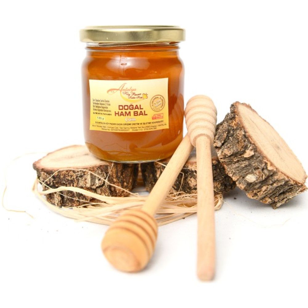 Antalya Köy Pazarı Doğal Ham Bal Çam - 250 gr Bal ve Reçel Fiyatı