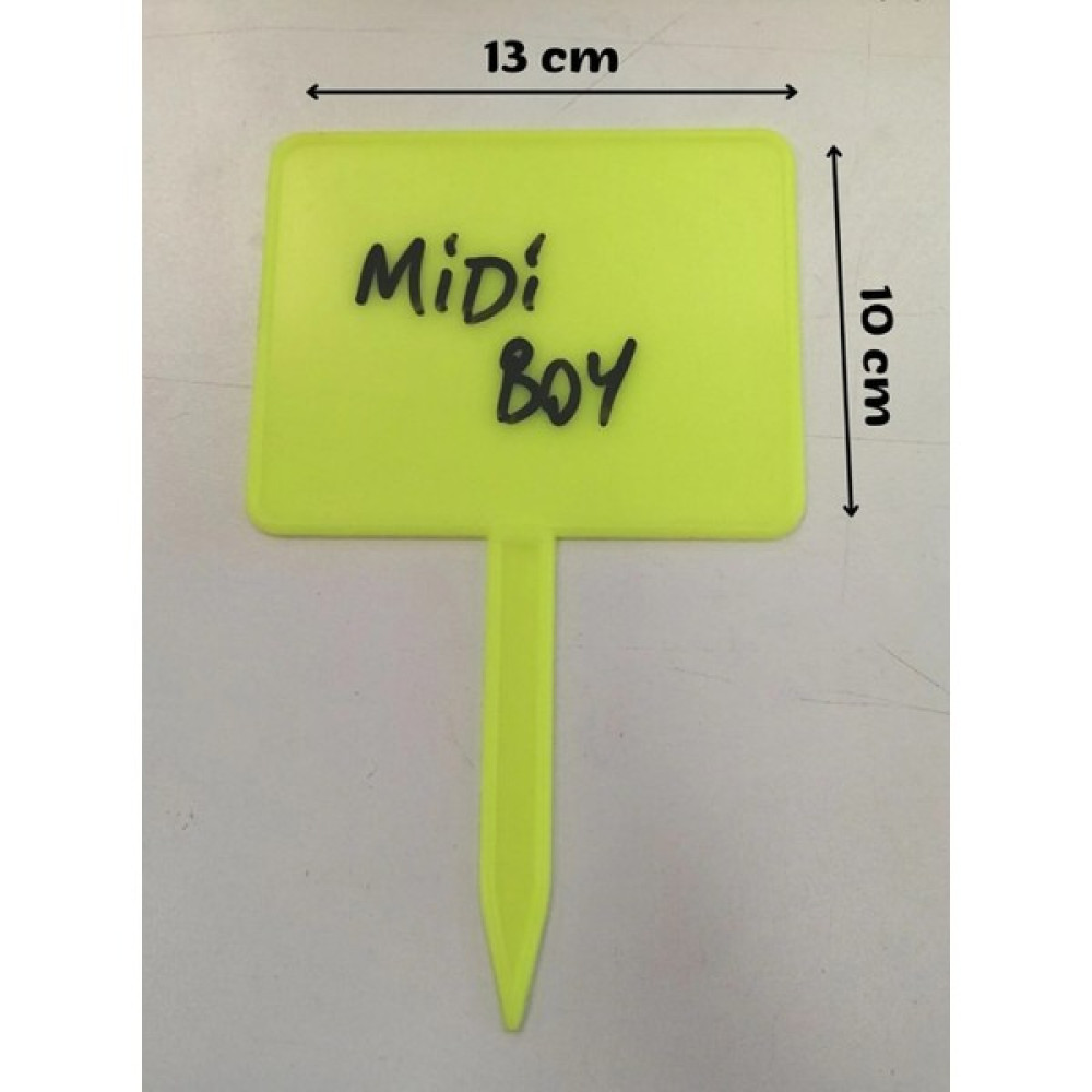 Antelope 10'lu Paket Bakliyat Manav Pazarcı Etiketliği - Sarı - ORTA Etiket Fiyatı