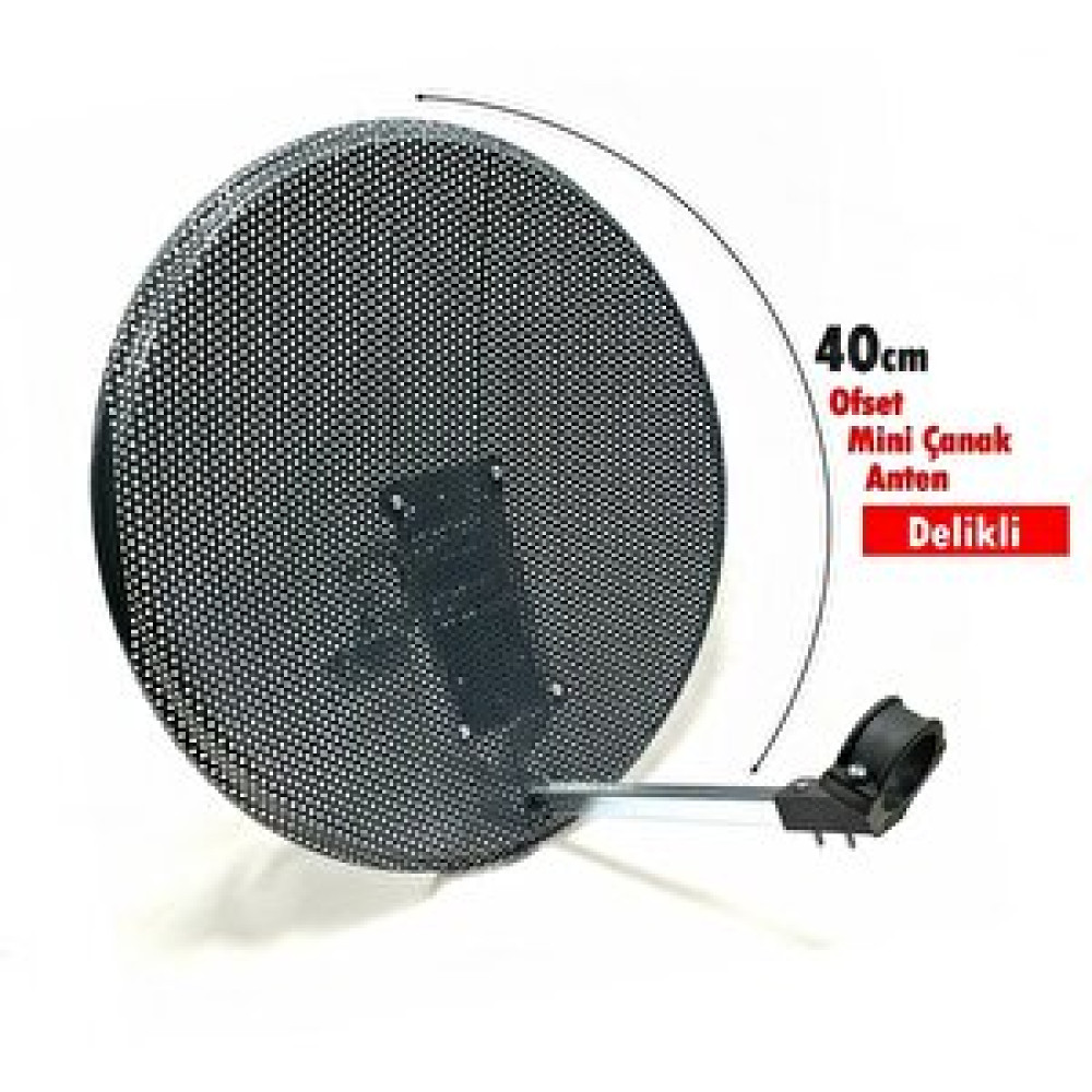 Antenci 40cm Delikli Ofset Mini Çanak Anten Uydu Alıcısı Aksesuarları Fiyatı
