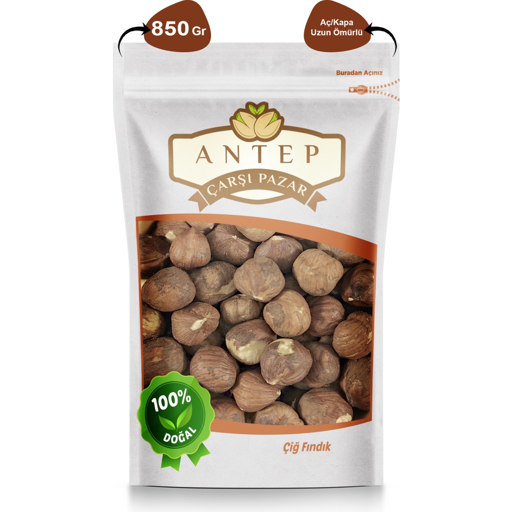 Antep Çarşı Pazar Çiğ Fındık Yeni Mahsul Giresun | 850 Gr. - 850 gr Diğer Fiyatı