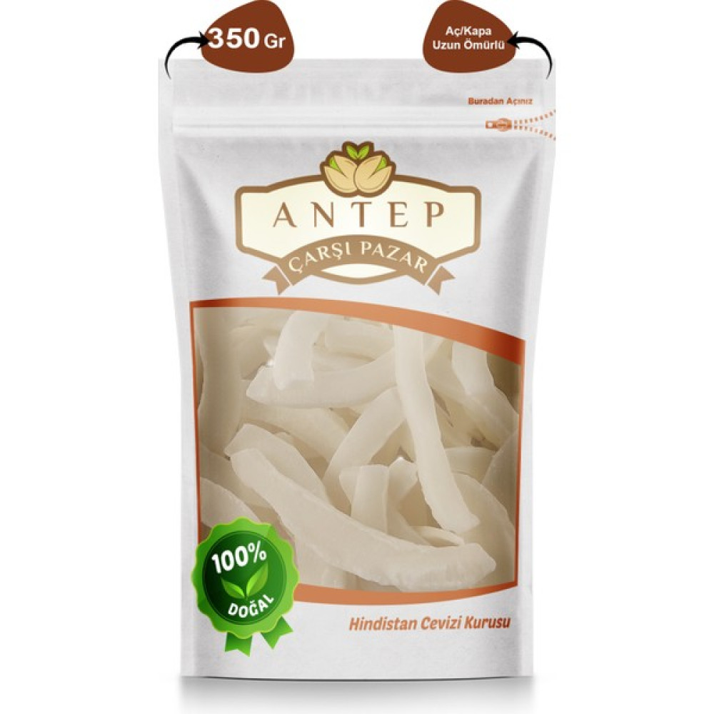Antep Çarşı Pazar Hindistan Cevizi Kurusu Tropikal Meyve Kurusu | 350 gr - 350 gr Diğer Fiyatı