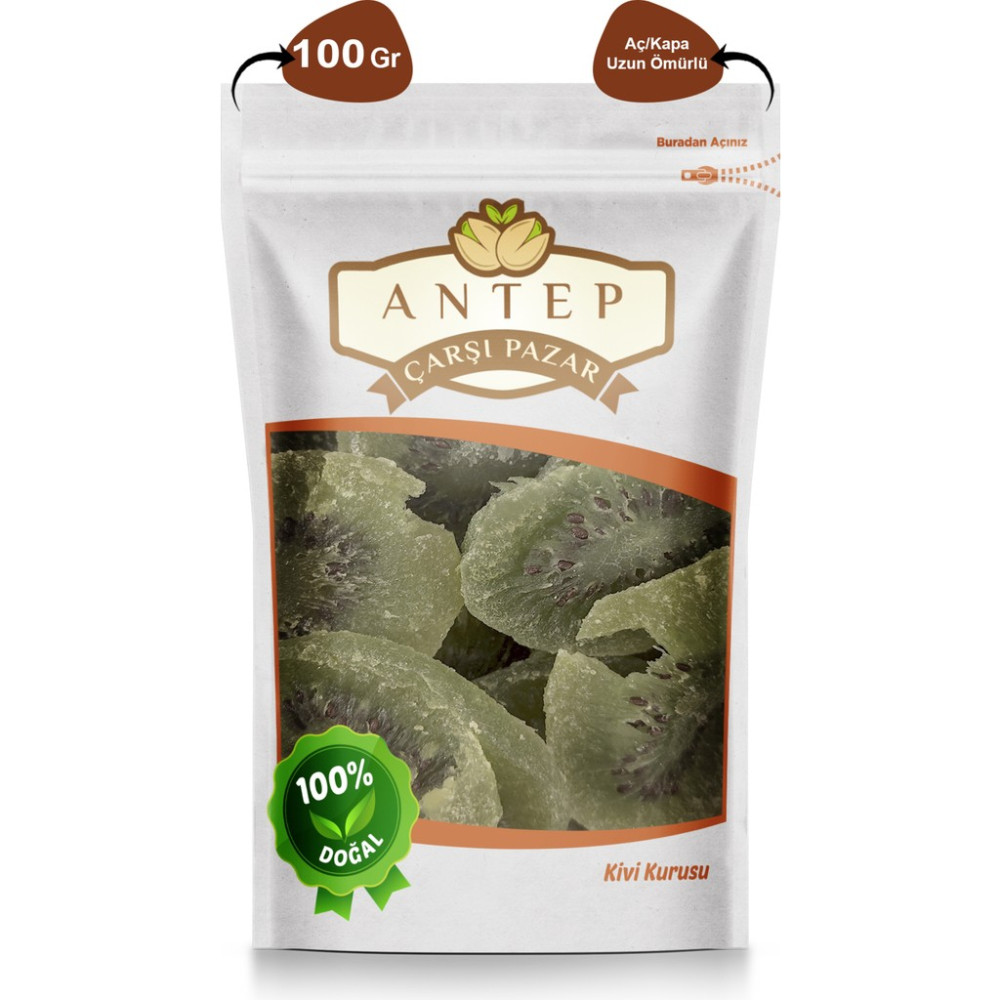 Antep Çarşı Pazar Kivi Kurusu Tropikal Meyve Kurusu | 100 Gr. - 100 gr Kuru Meyve Fiyatı